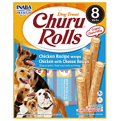 Churu Rolls - Chicken Recipe Wraps - Cheese Recipe for Dogs